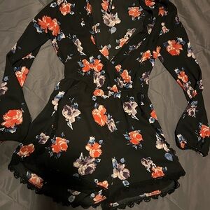 Design Lab Long Sleeve Romper